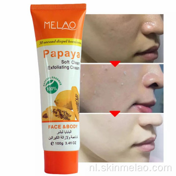 Diepe reinigende gezicht wastpapaya exfoliërende gel